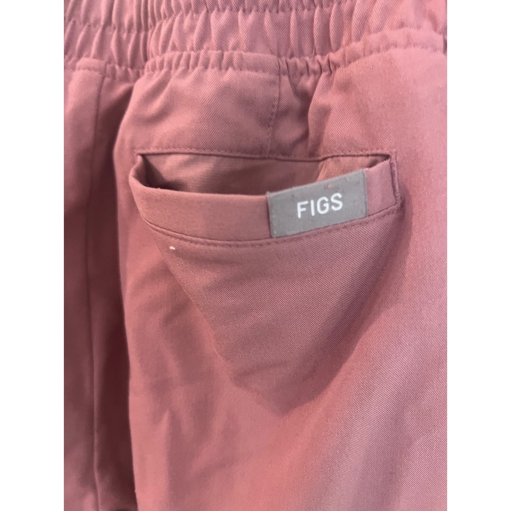 Figs Women's Dusty Rose Track Joggers - Picture 6 of 8